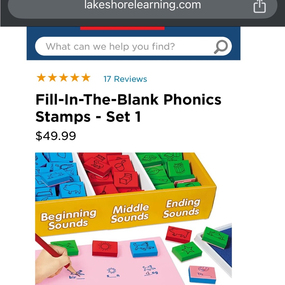 Fill In The Missing Sounds Stamp Set - Picture 4 of 4